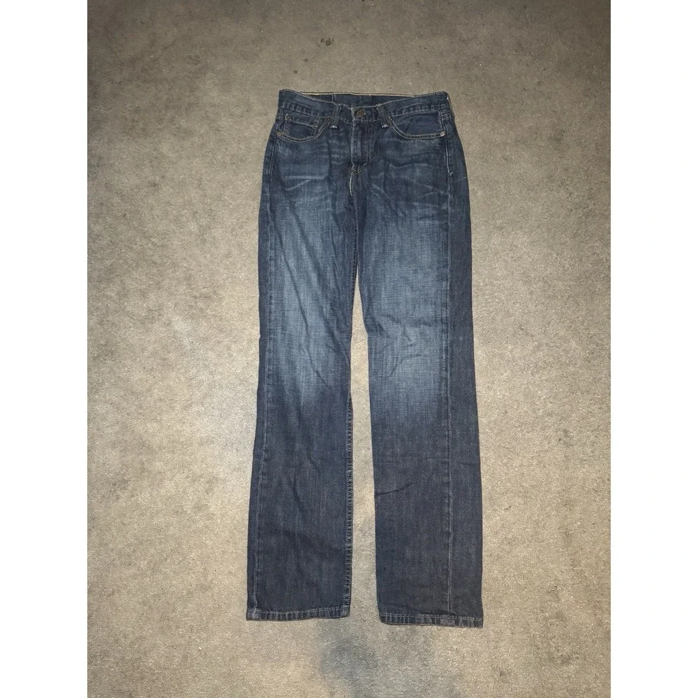 Levi's 514 Straight Fit Jeans Mens 29x32 Blue Wash Denim Red Tab Casual